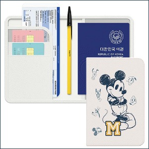 디즈니 미키 바시티 해킹방지 여권 케이스